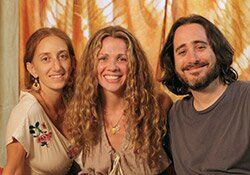 David Newman and Mira with Seane Corn
